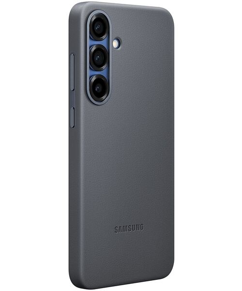 Samsung Ochranný kryt z veganské kůže pro Galaxy S25+ Black