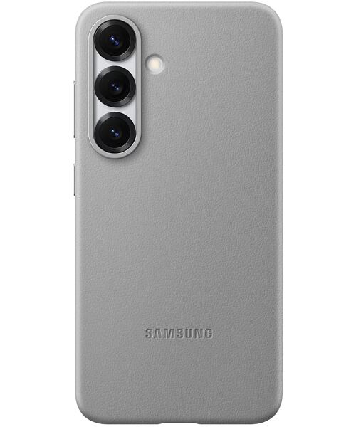 Samsung Ochranný kryt z veganské kůže pro Galaxy S25 Gray