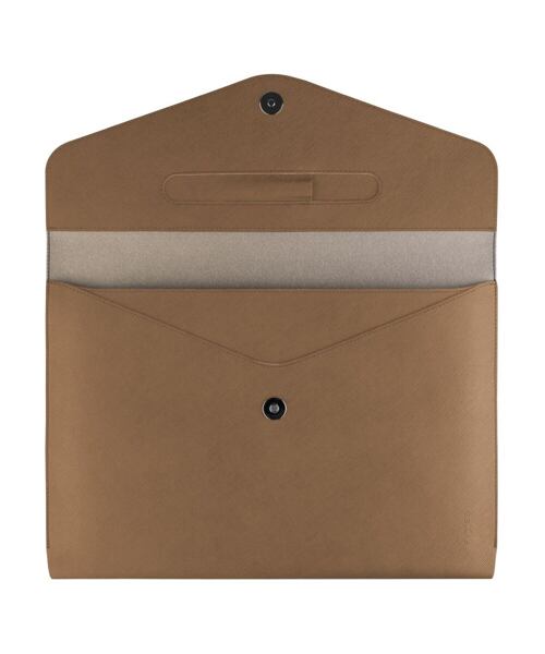 Pouzdro FIXED Siena pro notebooky o úhlopříčce do 15,3", kávové