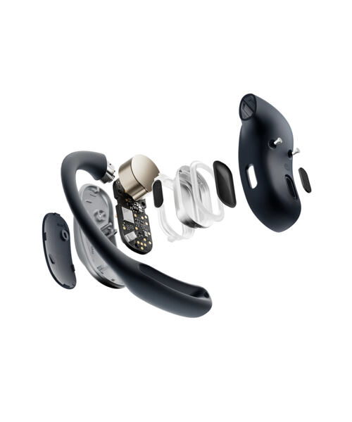 SHOKZ OpenFit Air Sluchátka s mikrofonem Bezdrátový Za ucho Volání / hudba / sport / volný čas Bluet