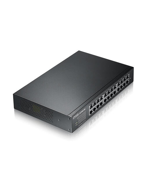 ZYXEL 24xGb IPv6 fanless smart swtch GS1900-24E v3