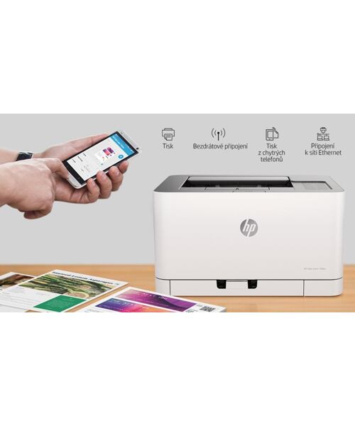 HP Color Laser 150NW (A4,18/4 ppm, USB 2.0, Ethernet, Wi-Fi)