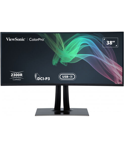 Viewsonic VP3881A počítačový monitor 96,5 cm (38") 3840 x 1600 px Quad HD+ LED Černá