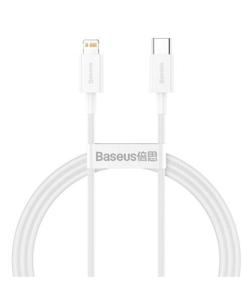 Baseus datový kabel Superior USB-C/Lightning 1m 20W bílý