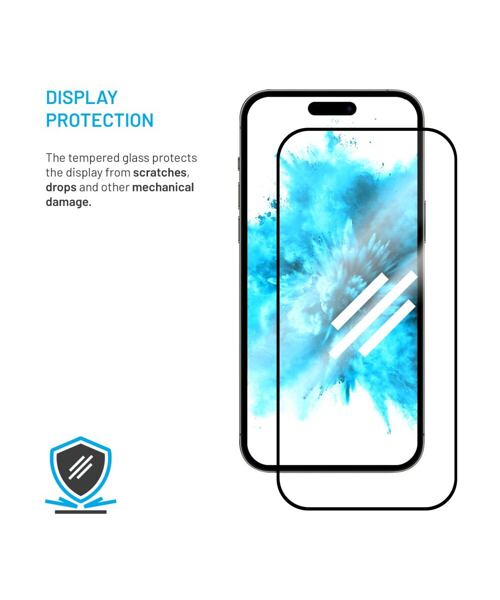 Ochranné tvrzené sklo FIXED Full-Cover pro Samsung Galaxy S24+/S25+, černé