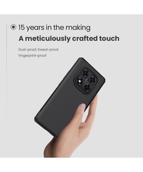 Nillkin Super Frosted PRO Zadní Kryt pro Xiaomi Redmi Note 14 Pro 5G/Poco X7 5G Black