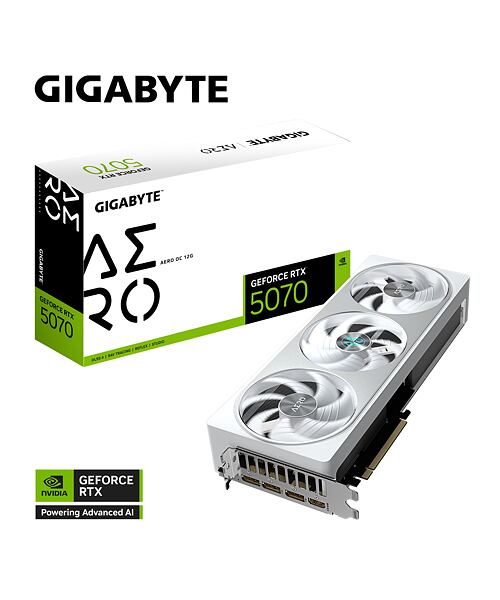 GIGABYTE GeForce RTX 5070 AERO/OC/12GB/GDDR7