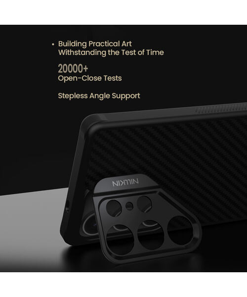 Nillkin CarboProp Aramid Magnetic Zadní Kryt pro Samsung Galaxy S25 Ultra Black
