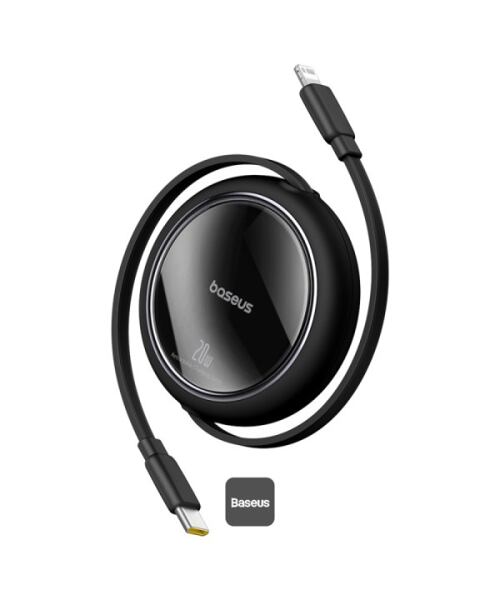 Baseus Datový kabel Free2Pull USB-C/Ligtning 1m 20W černý