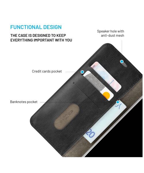 Pouzdro typu kniha FIXED Opus pro Samsung Galaxy Xcover 7 Pro, černé