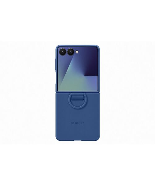 EF-PF766TNE Samsung Silikonový Kryt s Kroužkem pro Galaxy Z Flip 7 Blue