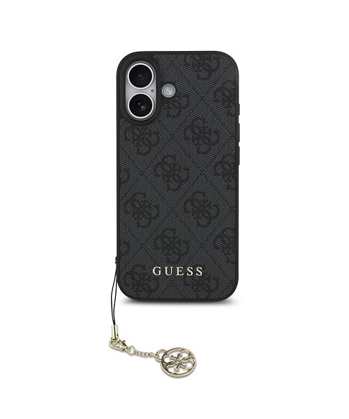Guess 4G Charm MagSafe Zadní Kryt pro iPhone 17 Tone on Tone Grey