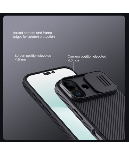 Nillkin CamShield PRO Zadní Kryt pro Apple iPhone 17 Black