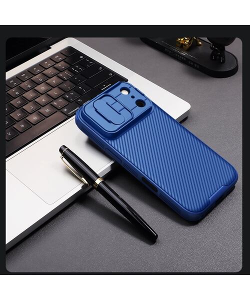 Nillkin CamShield PRO Zadní Kryt pro Apple iPhone 17 Pro Blue