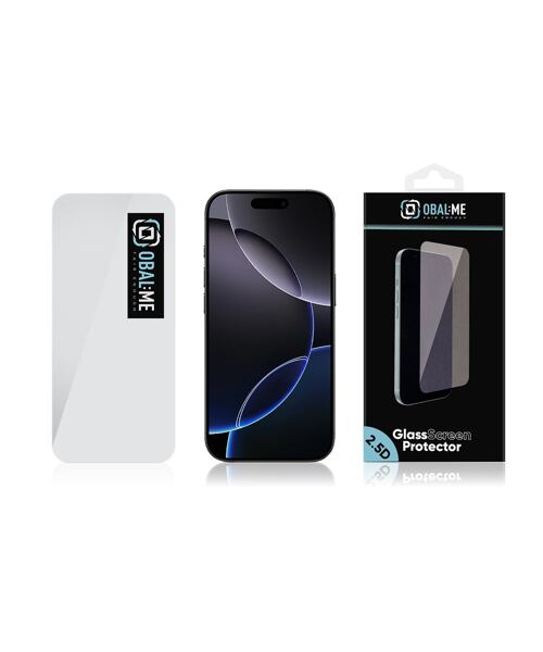 OBAL:ME 2.5D Tvrzené Sklo pro Apple iPhone 17 Pro Max Clear