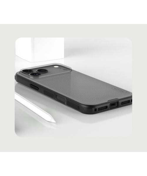 Nillkin Super Frosted PRO Zadní Kryt pro Apple iPhone 17 Pro Max Transparent Black