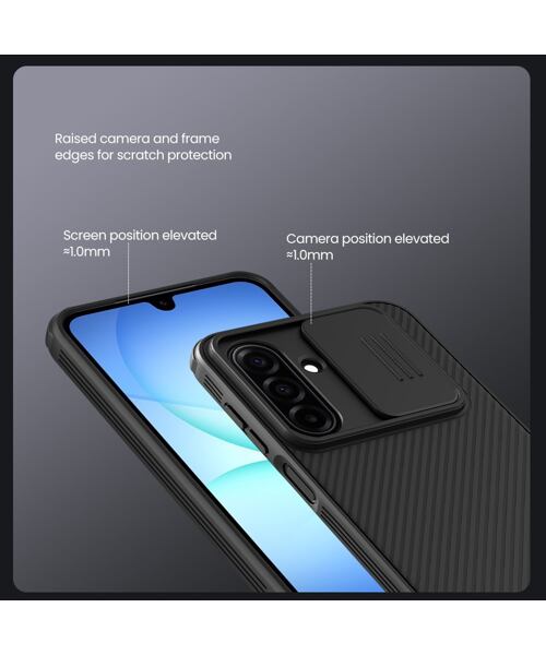 Nillkin Super Frosted PRO Magnetic Zadní Kryt pro Samsung Galaxy A17 5G Black