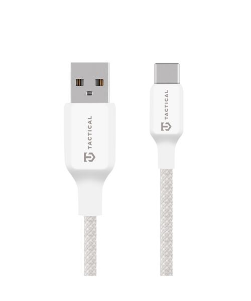 Tactical Stitch Thread Cable USB-A/USB-C 2m White