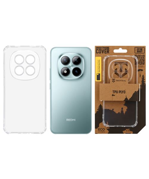 Tactical TPU Plyo Kryt pro Xiaomi Redmi Note 15 Pro 5G Transparent