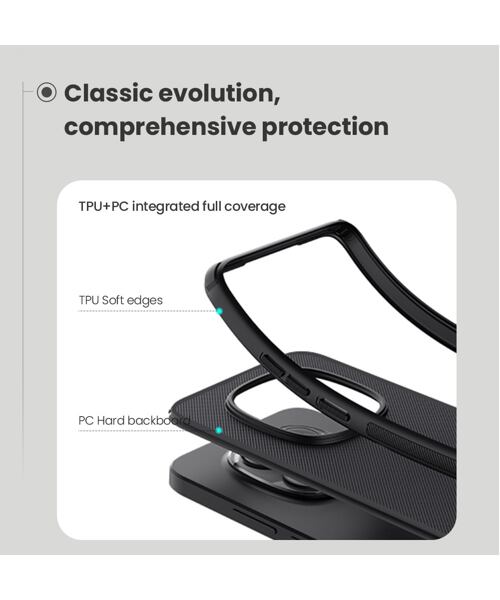 Nillkin Super Frosted PRO Magnetic Zadní Kryt pro Xiaomi Redmi Note 15 Pro 5G Black