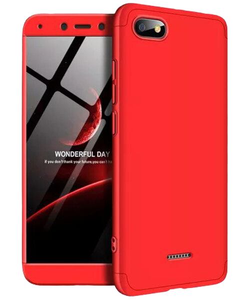 Plastový obal s tvrzeným sklem pro Xiaomi Redmi 5A - červená