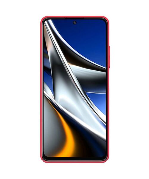 Nillkin Super Frosted Kryt pro Poco X4 Pro 5G Red