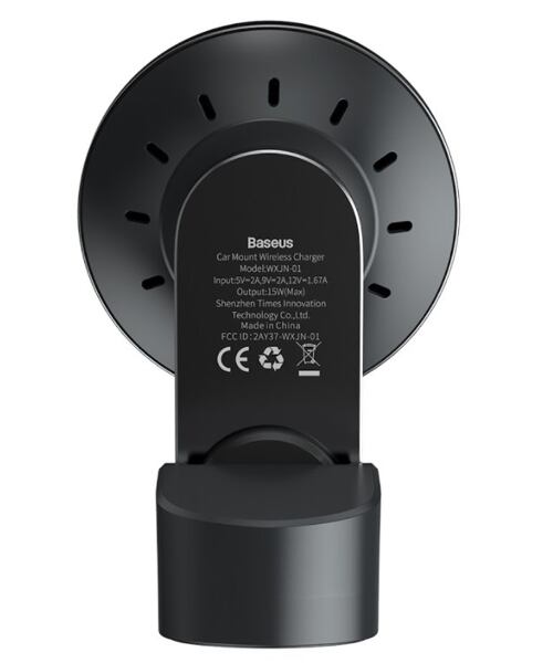 Baseus WXJN-01 Big Energy Držák do Auta s Bezdrátovým Nabíjením Black