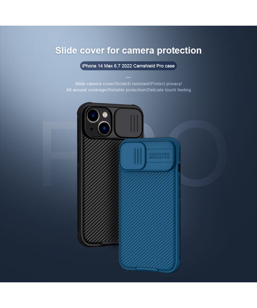 Nillkin CamShield PRO Zadní Kryt pro Apple iPhone 14 Plus Blue