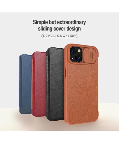 Nillkin Qin Book PRO Pouzdro pro Apple iPhone 14 Plus Black