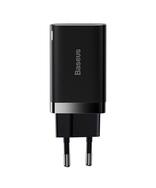 Baseus CCSUPP-E01 Super Si Quick Nabíječka USB + USB-C 30W Black