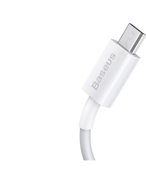 Baseus CAMYS-02 Superior Fast Charging Datový Kabel MicroUSB 2A 1m White