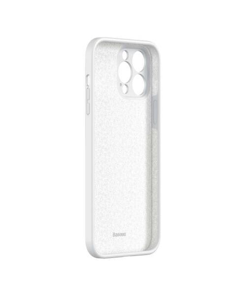 Baseus iPhone 13 Pro case Liquid Silica Gel Protective White (ARYT000402)