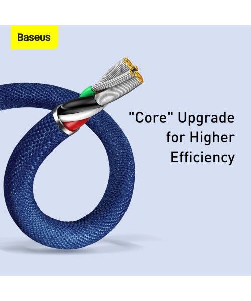 Baseus CAJY000003 Crystal Shine Series Datový Kabel USB - Lightning 20W 1,2m Blue