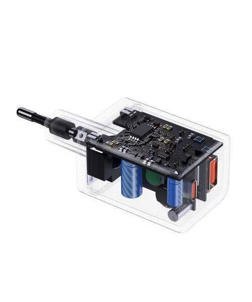 Baseus CCSUPP-E02 Super Si Quick Nabíječka USB + USB-C 30W White