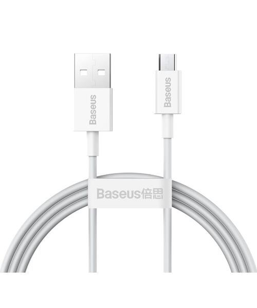 Baseus CAMYS-02 Superior Fast Charging Datový Kabel MicroUSB 2A 1m White