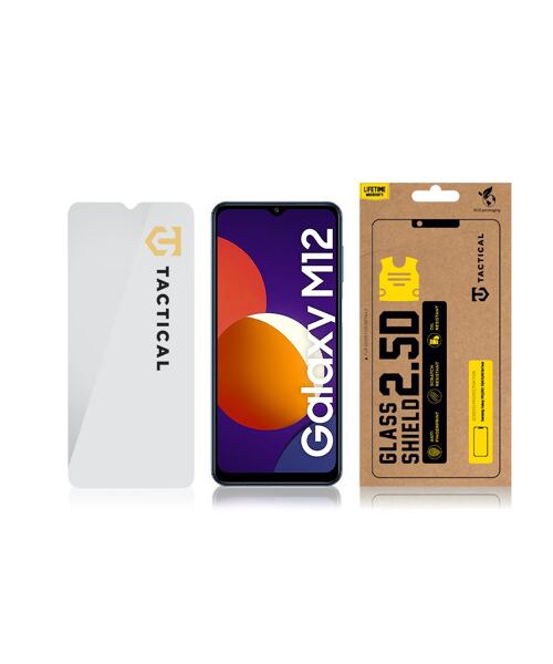 Tactical Glass Shield 2.5D sklo pro Samsung Galaxy M12/A32 5G/A12/A02s Clear