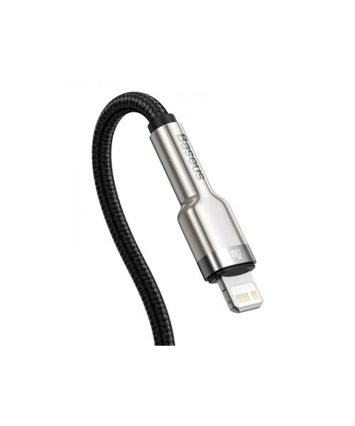 Baseus Cafule Metal Series Datový Kabel USB-C - Lightning 20W 0.25m Black