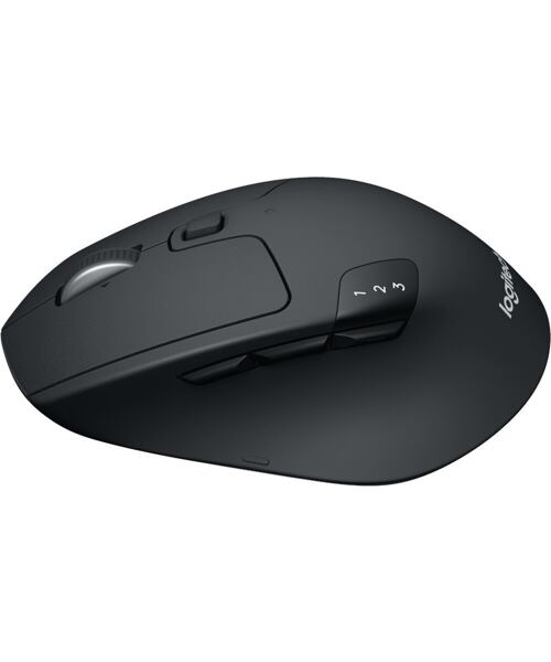 Logitech M720/Ergonomická/Optická/Pro praváky/1 000 DPI/Bezdrátová Bluetooth/Černá