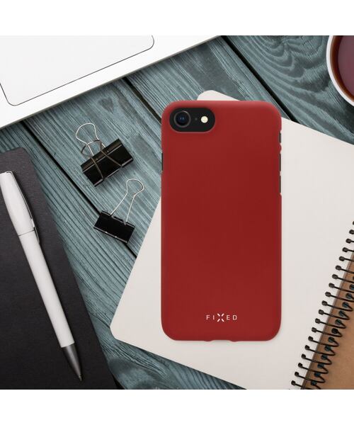 Zadní pogumovaný kryt FIXED Story pro Apple iPhone 11 Pro Max, červený