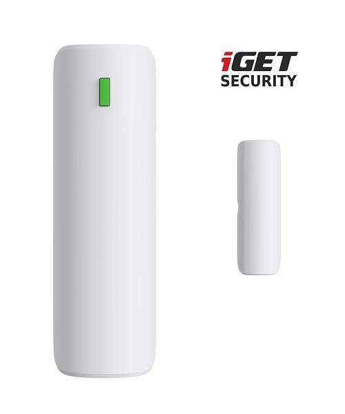 iGET SECURITY EP4 - bezdrátový magnetický senzor pro dveře/okna pro alarm M5, výdrž batt. až 5 let