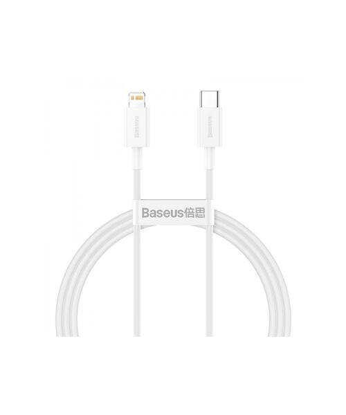 Baseus datový kabel Superior USB-C/Lightning 1m 20W bílý