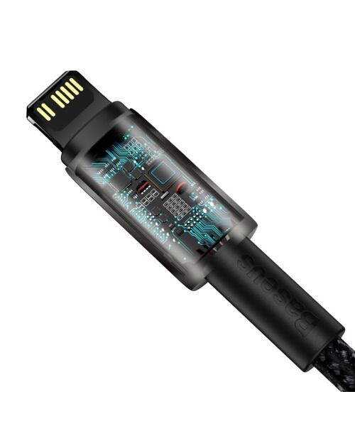 Baseus CATLWJ-01 Tungsten Gold Fast Charge Kabel USB-C to Lightning 20W 1m Black