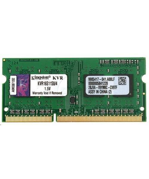 Kingston/SO-DIMM DDR3/4GB/1600MHz/CL11/1x4GB