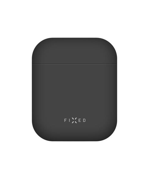 Ultratenké silikonové pouzdro FIXED Silky pro Apple Airpods, černé