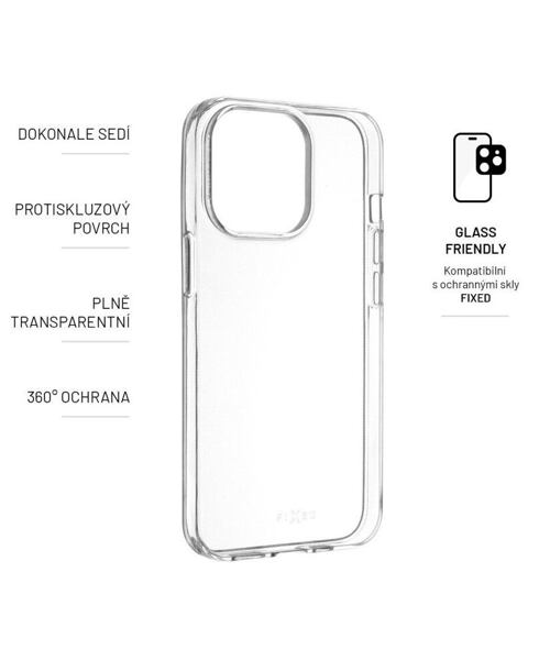 TPU gelový kryt FIXED Story pro Xiaomi Redmi 12C, čirý