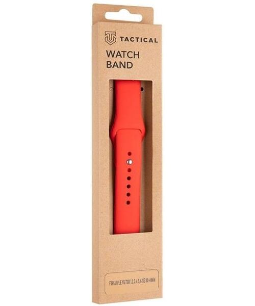Tactical 464 Silikonový Řemínek pro iWatch 1/2/3 38mm Red (EU Blister)