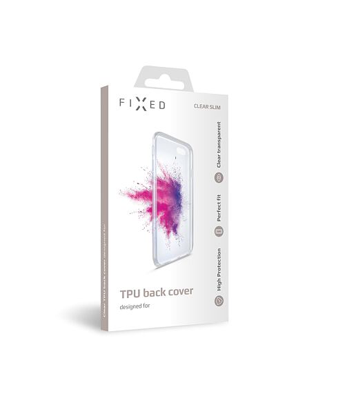TPU gelový kryt FIXED Story pro Apple iPhone 12 mini, čirý