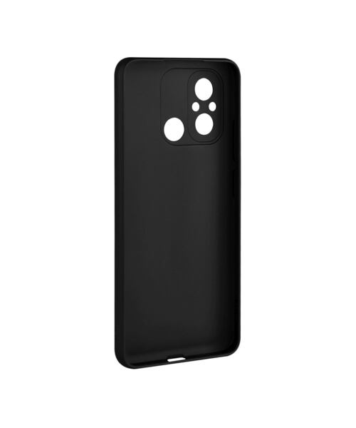 Zadní pogumovaný kryt FIXED Story pro Xiaomi Redmi 12C, černý