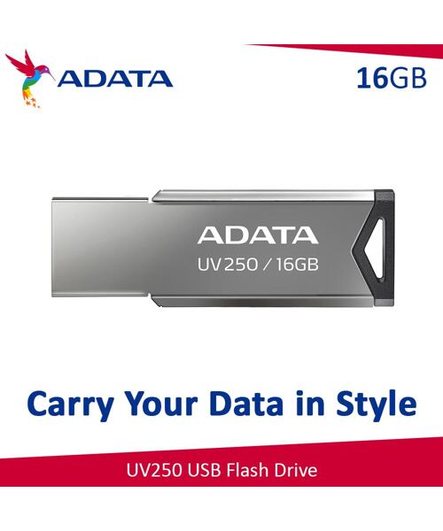 ADATA UV250/16GB/USB 2.0/USB-A/Černá