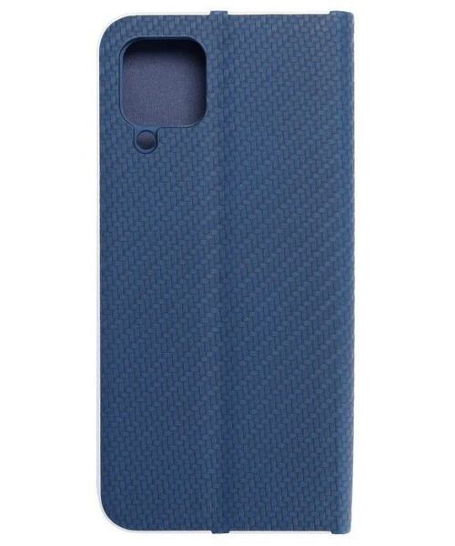Forcell Luna Book Carbon for Samsung Galaxy A22 LTE Blue